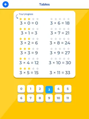 Multiplication table IQ android App screenshot 9