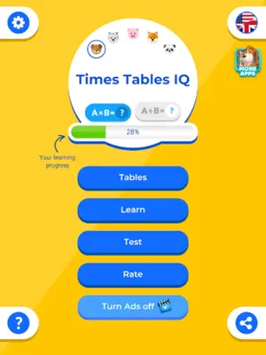 Multiplication table IQ android App screenshot 13